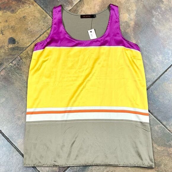 New! NWT The Limited Color Block Tank Top Large - Picture 5 of 8